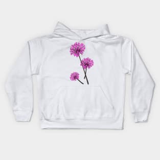 Allium Flowers Kids Hoodie